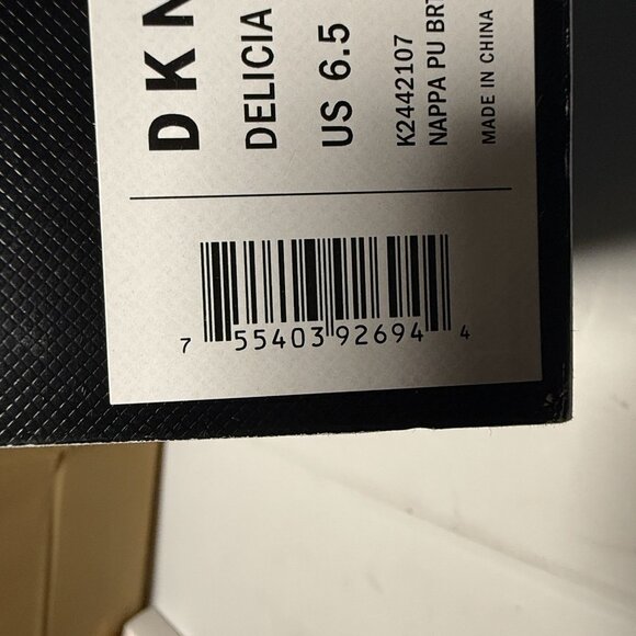 Dkny Women's Delicia Strappy Knotted Platform Sandals White Size 6.5 NEW - Picture 9 of 10